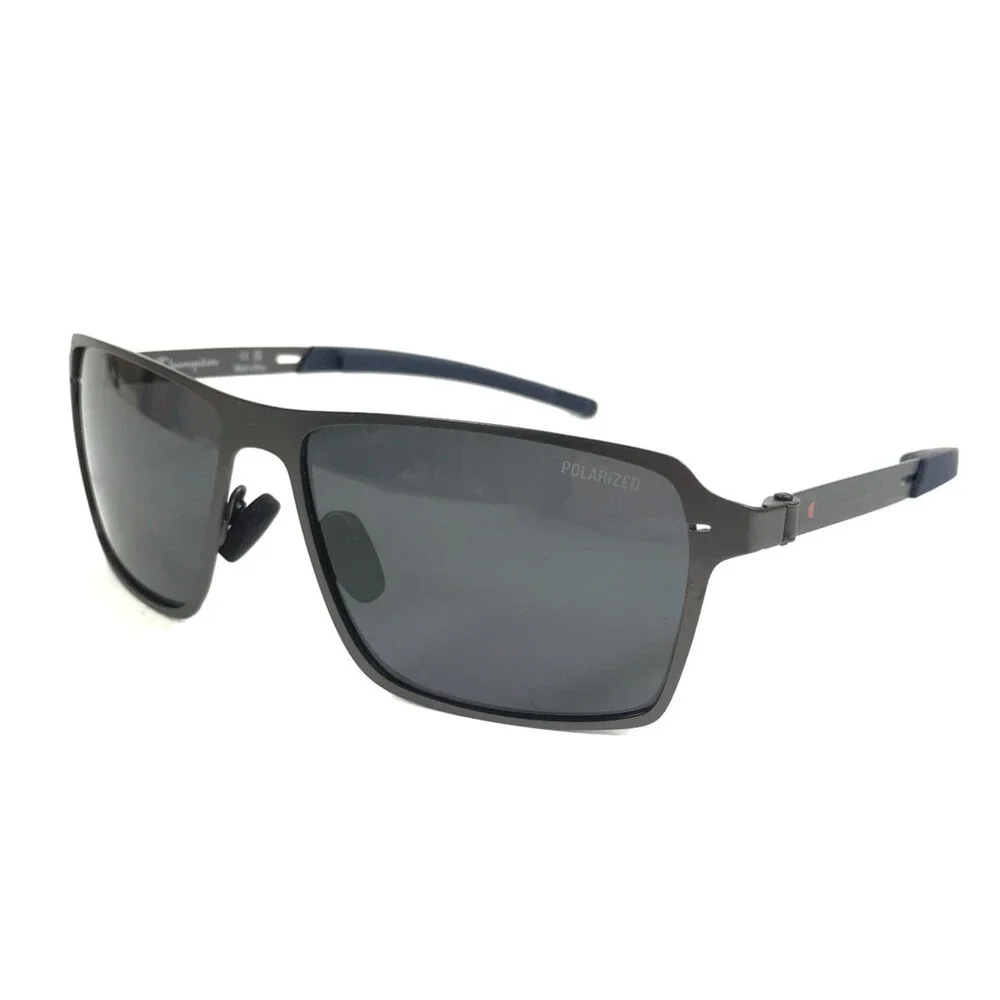 Champion Sunglasses CFITS01 C03 Gunmetal Frames with Dark Grey Polarized Lenses